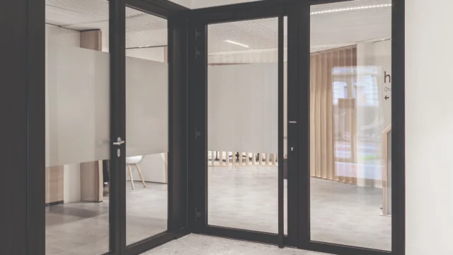 HELAN Group Headquarters fire-rated internal glazing and doors