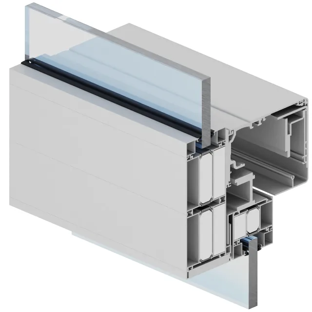FR 90 Slide automatic sliding fire door profile