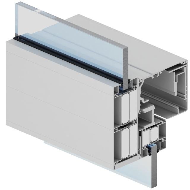 FR 90 Slide automatic sliding fire door profile