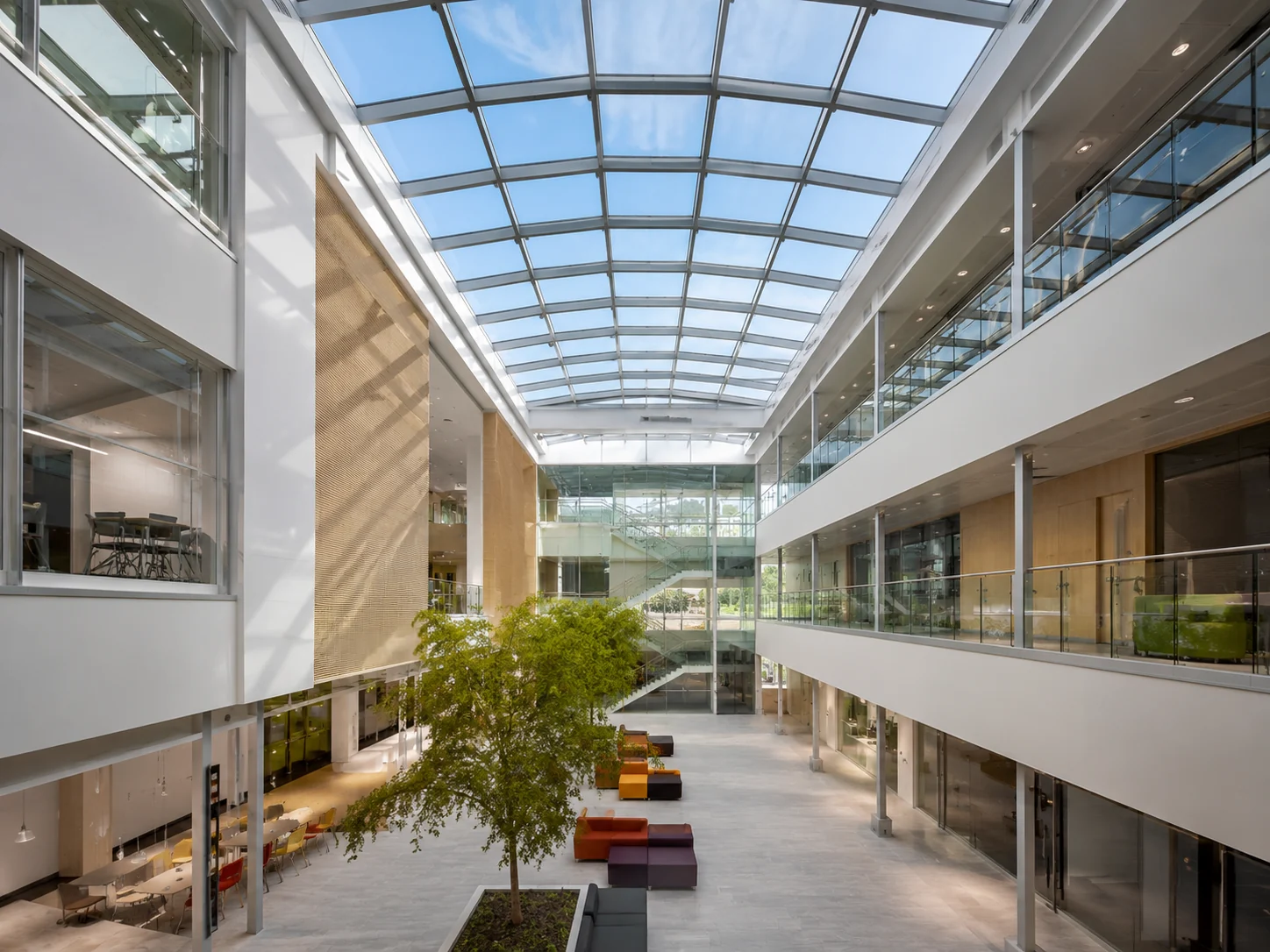 Fire-rated roof glazing